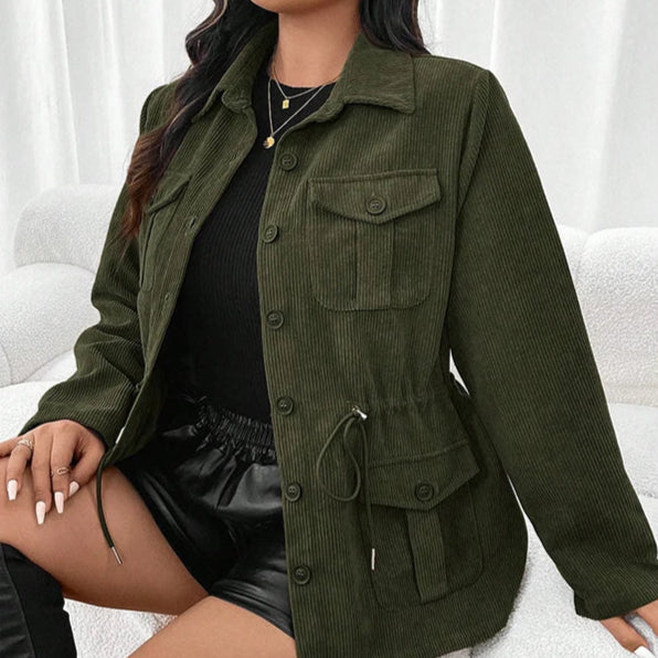 Rosgrove | Women - Stylish Corduroy Jacket with Pockets
