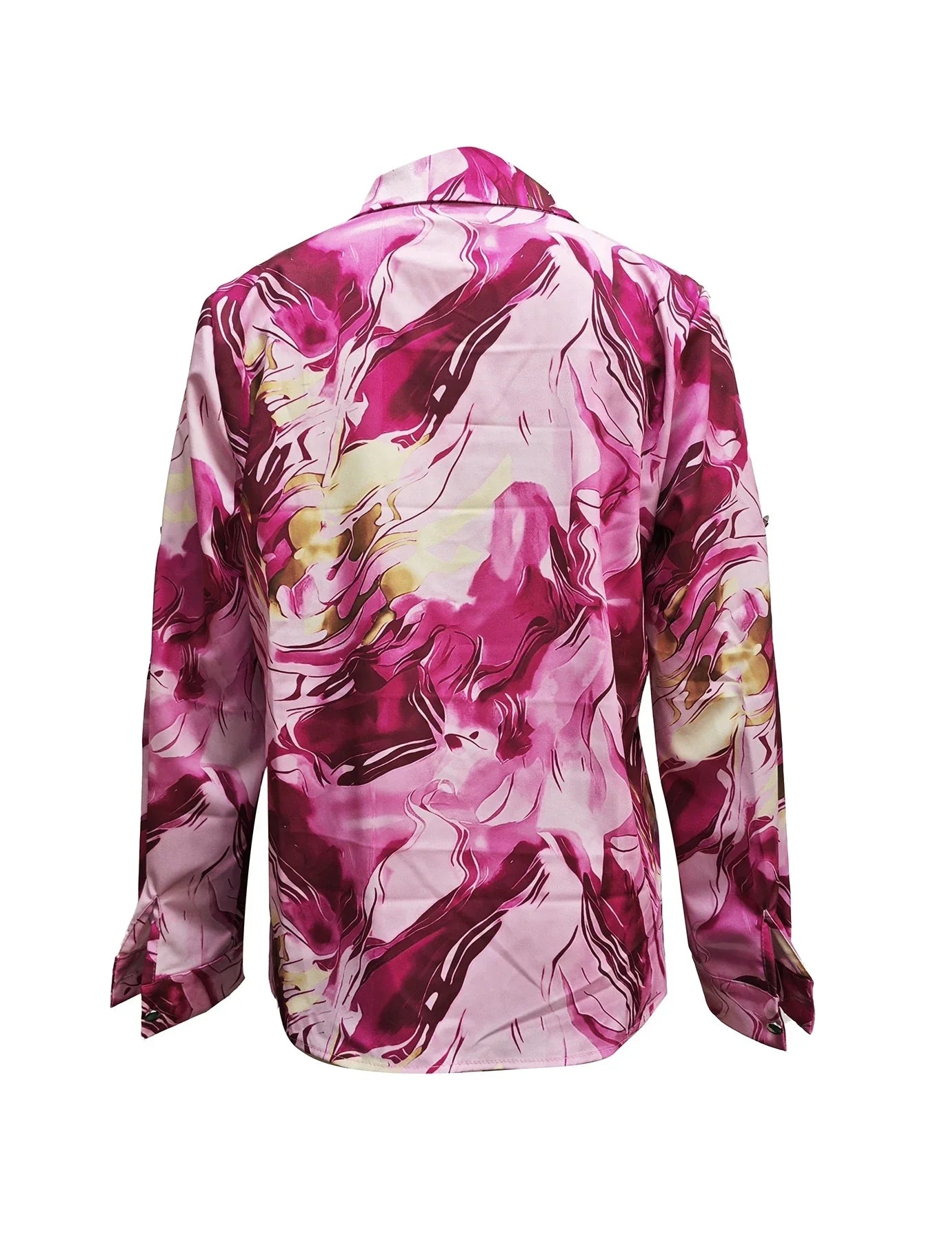 Rosgrove | Women - Shirt - Satin Fabric - Flowing Top
