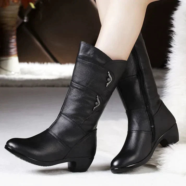 Rosgrove | Women - Black Winter Boots - Cozy & Warm