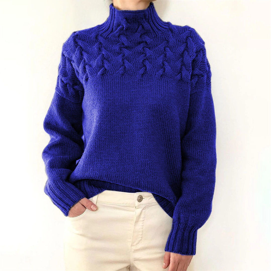 Rosgrove | Women - Winter Knitted Jumper - Turtleneck
