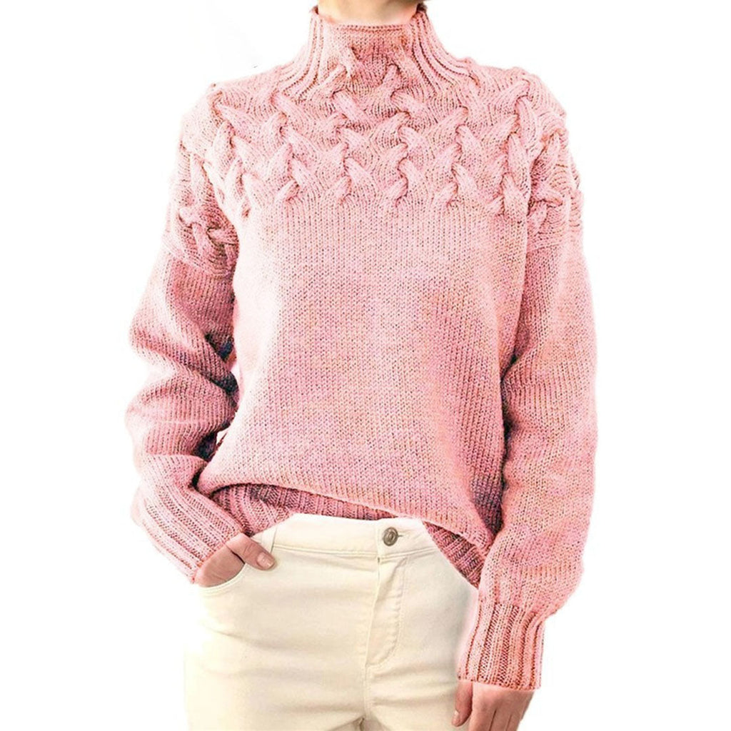 Rosgrove | Women - Winter Knitted Jumper - Turtleneck