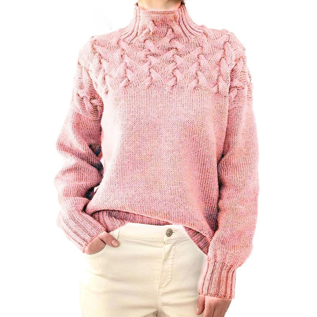 Rosgrove | Women - Winter Knitted Jumper - Turtleneck