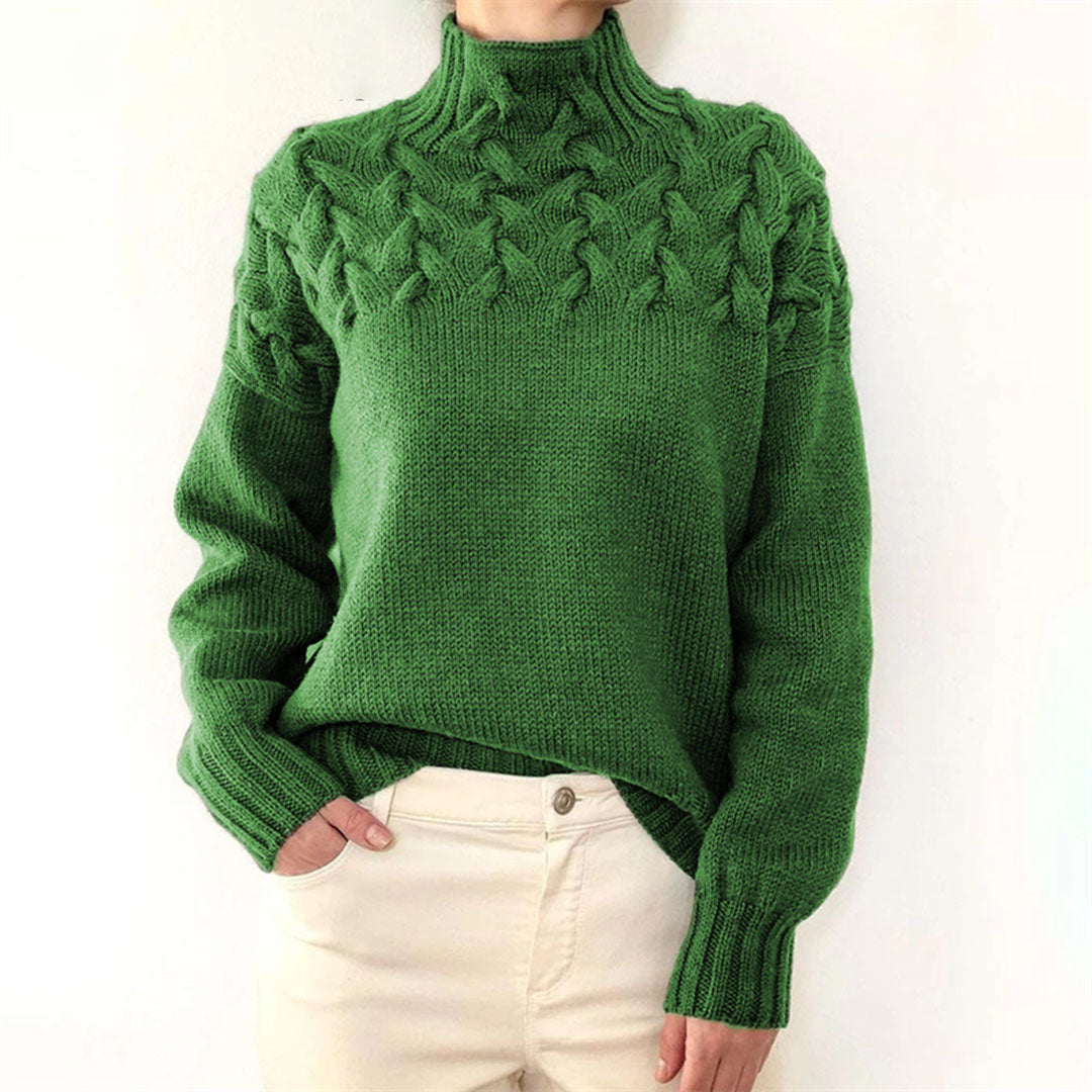 Rosgrove | Women - Winter Knitted Jumper - Turtleneck