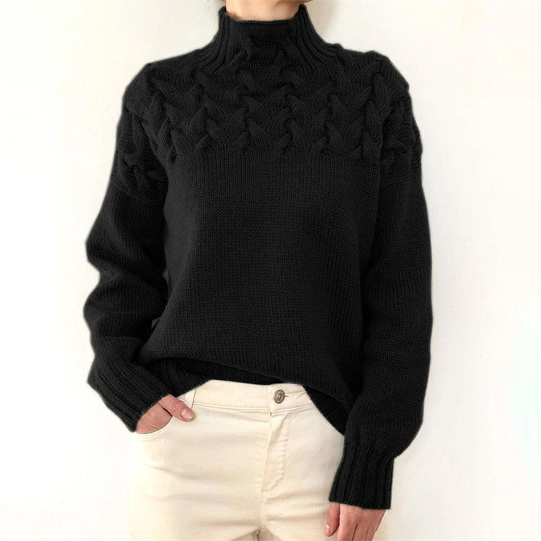 Rosgrove | Women - Winter Knitted Jumper - Turtleneck