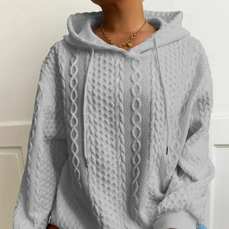 Rosgrove | Women - Hooded Winter Sweatshirt - Long Sleeve Comfort