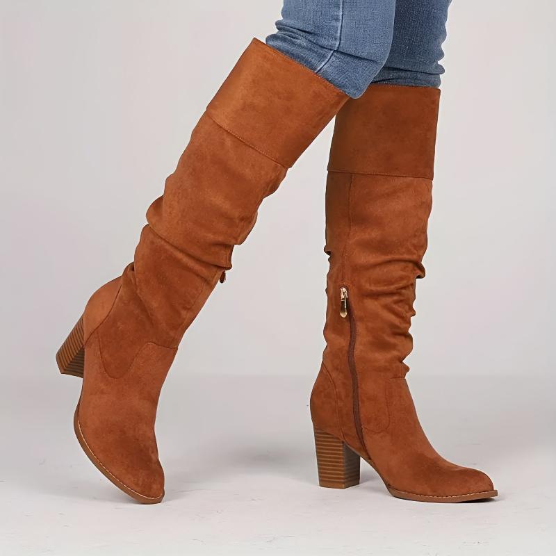Rosgrove | Women - Knee-High Boots – Block Heel Style