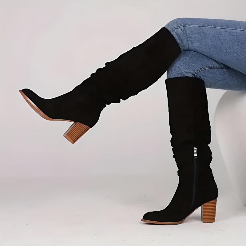 Rosgrove | Women - Knee-High Boots – Block Heel Style