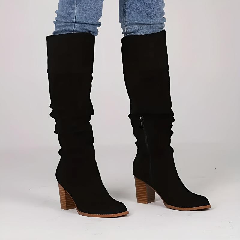 Rosgrove | Women - Knee-High Boots – Block Heel Style