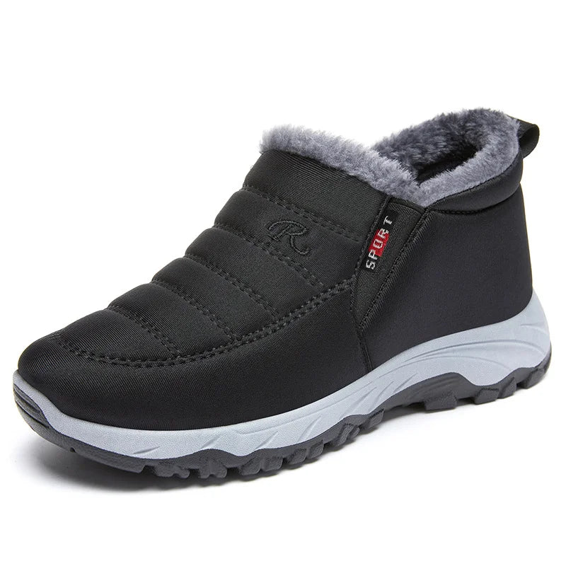 Rosgrove | Women - Winter Slip-On Boots - Zip Closure Style