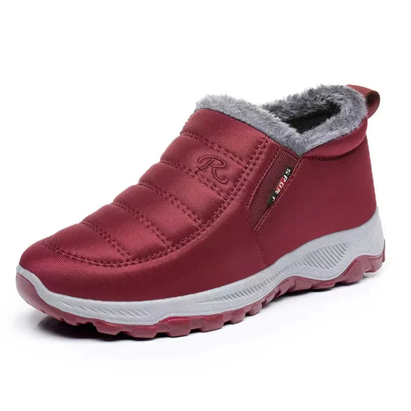 Rosgrove | Women - Winter Slip-On Boots - Zip Closure Style