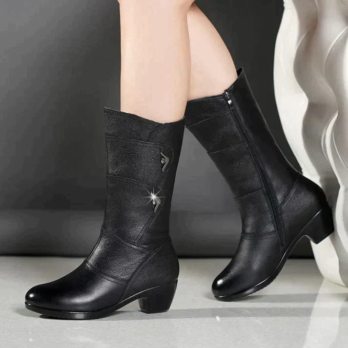 Rosgrove | Women - Black Winter Boots - Cozy & Warm