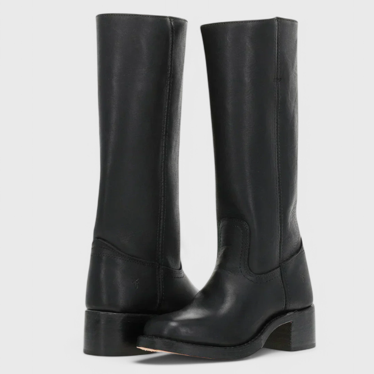 Rosgrove | Women - Leather Knee-High Boots - Heeled