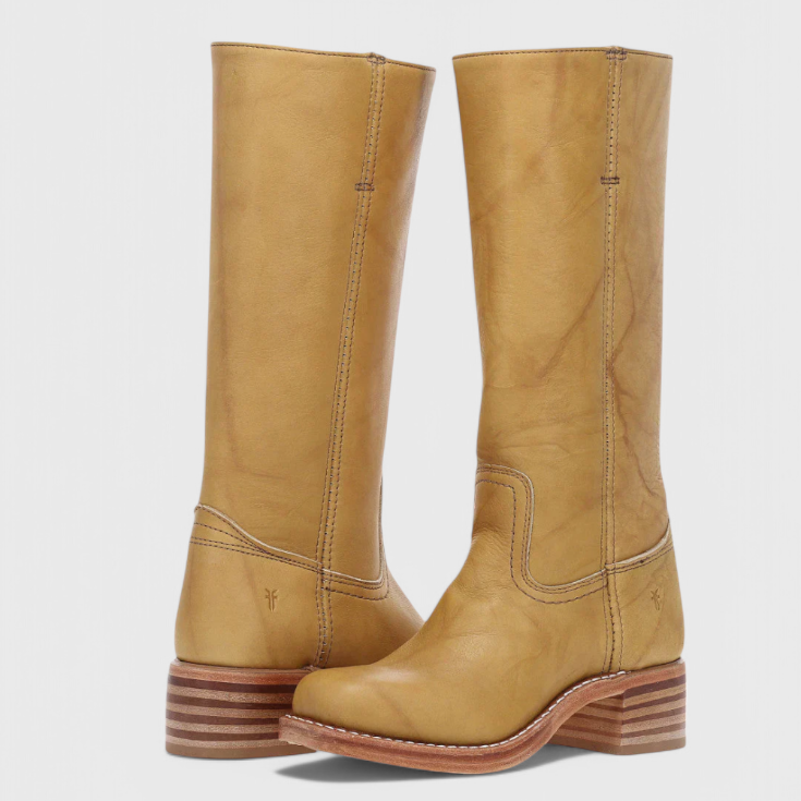 Rosgrove | Women - Leather Knee-High Boots - Heeled