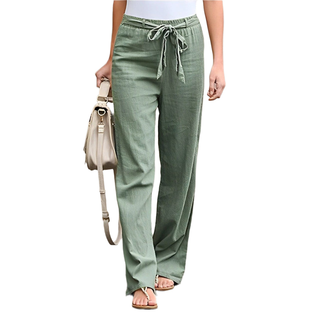 Rosgrove | Women – Linen Trousers – Lightweight Fabric