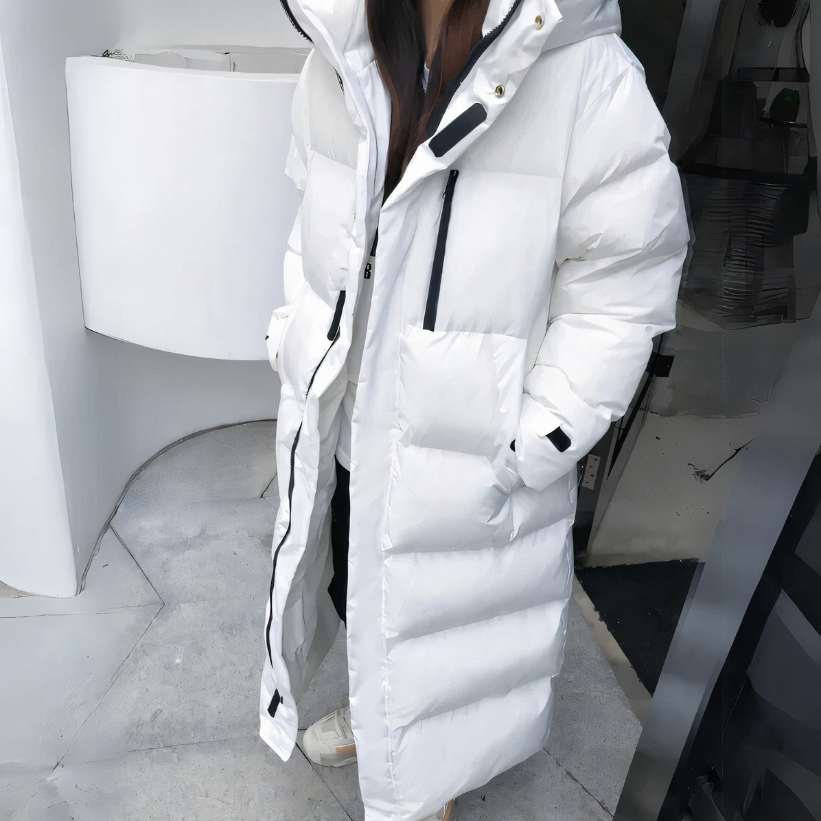 Rosgrove | Women - Hooded Long Padded Coat - Warm & Stylish