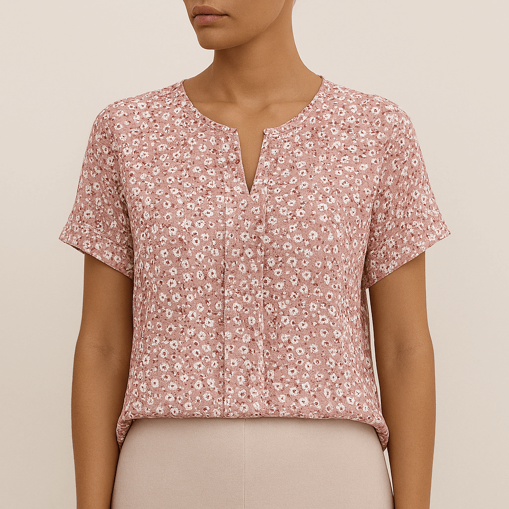 Rosgrove | Women - Blouse - Floral Print - Vintage Style