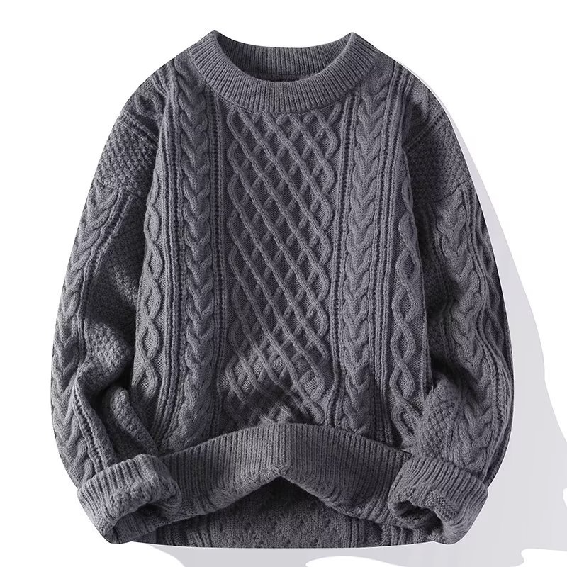 Rosgrove | Women - Chunky Cable Knit Jumper – Crew Neck