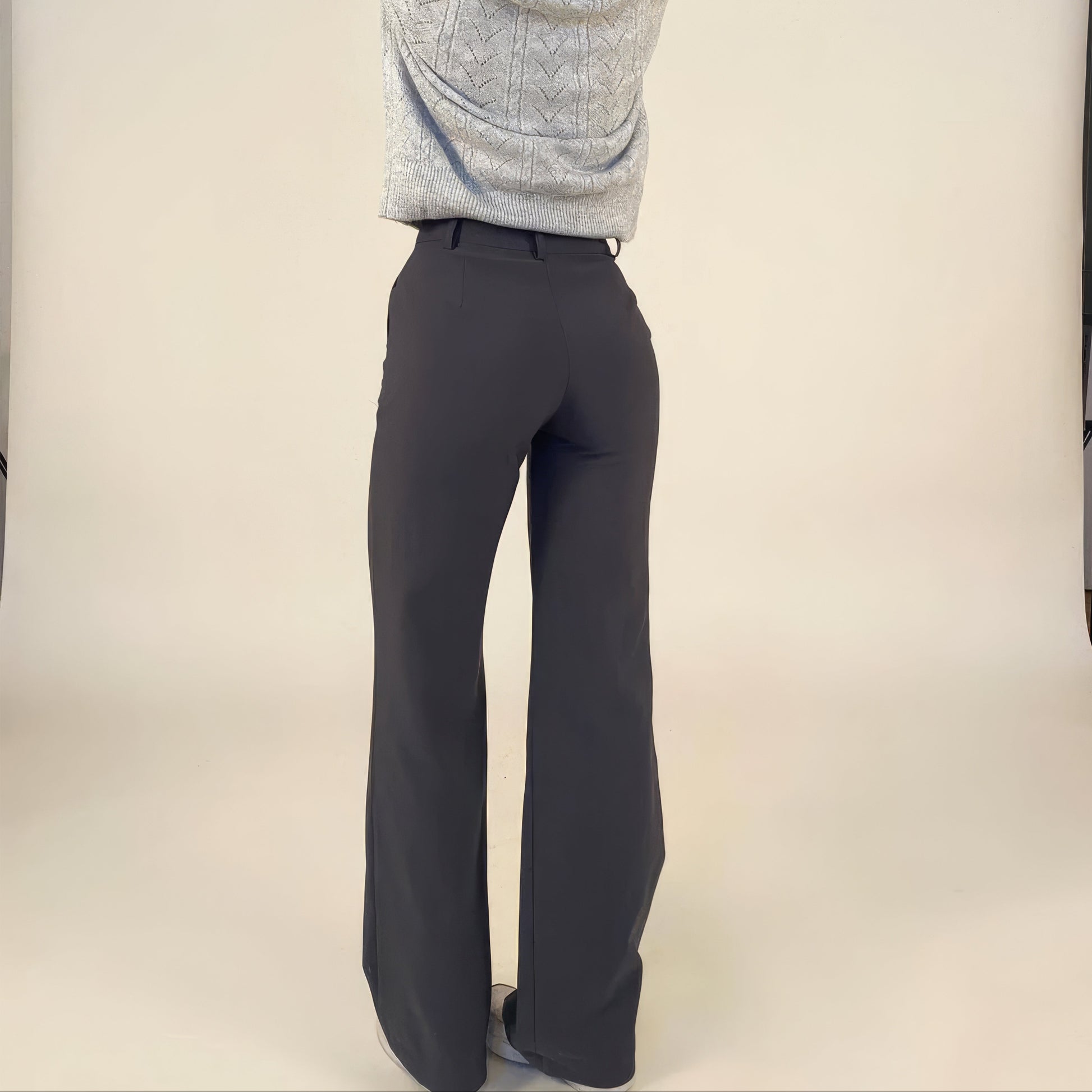 Rosgrove | Women - High-Waisted Straight Leg Trousers - Tailored