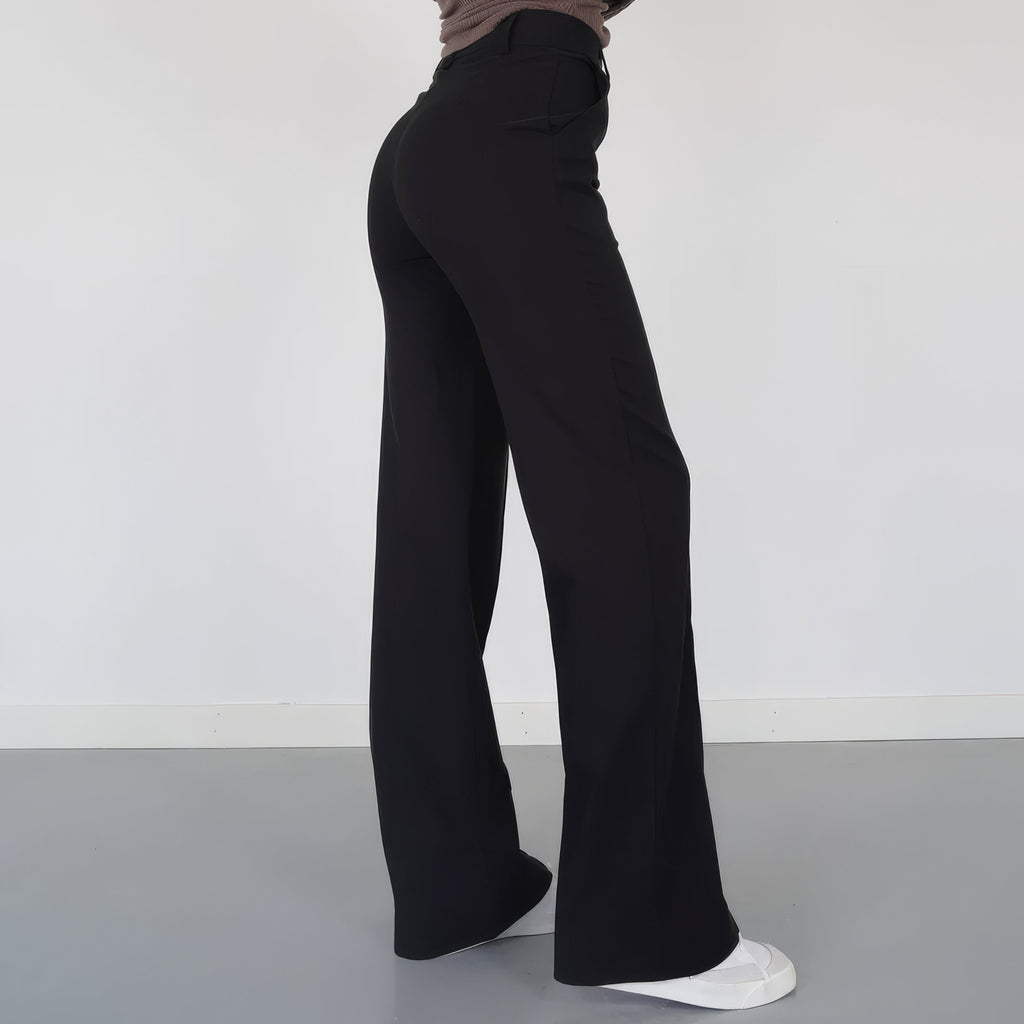Rosgrove | Women - High-Waisted Straight Leg Trousers - Tailored