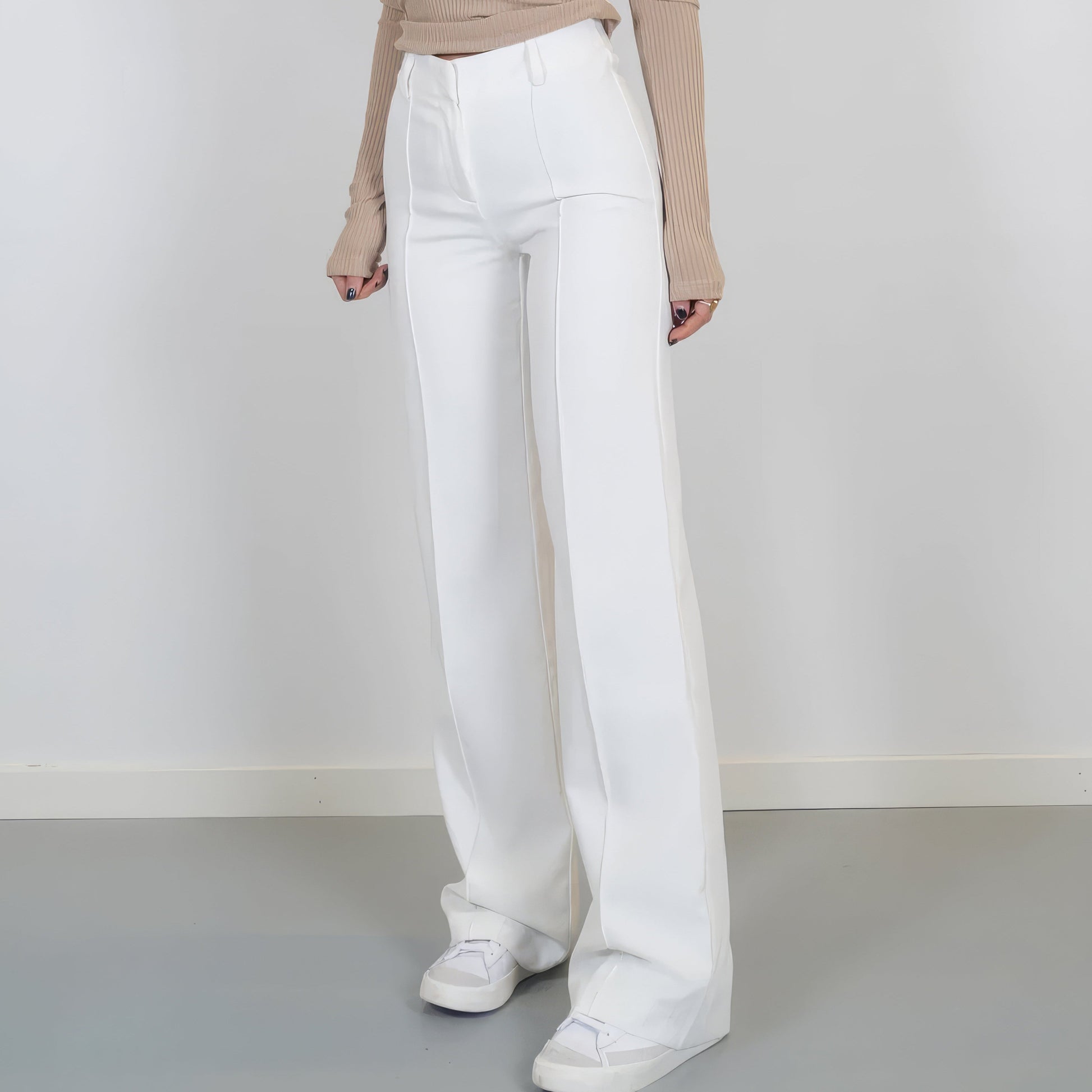 Rosgrove | Women - High-Waisted Straight Leg Trousers - Tailored