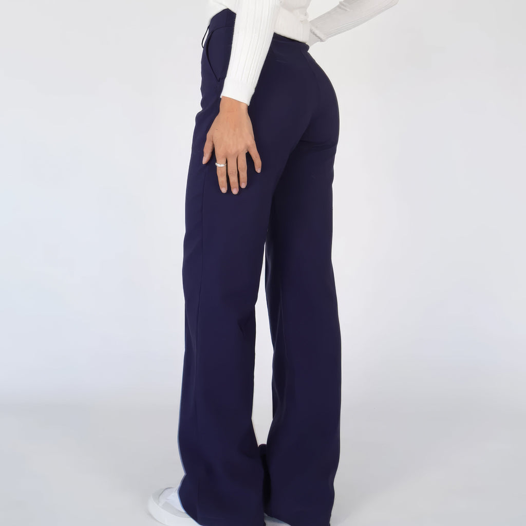 Rosgrove | Women - High-Waisted Straight Leg Trousers - Tailored