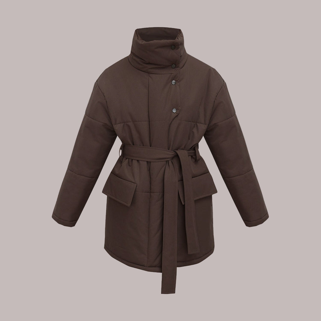 Rosgrove | Women - Quilted Cotton Jacket - Oversized & Belted
