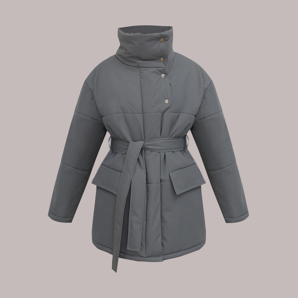 Rosgrove | Women - Quilted Cotton Jacket - Oversized & Belted