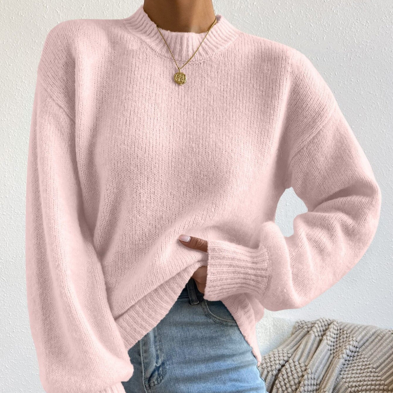Rosgrove | Women - Relaxed Fit Knit Jumper - Soft Wool Feel