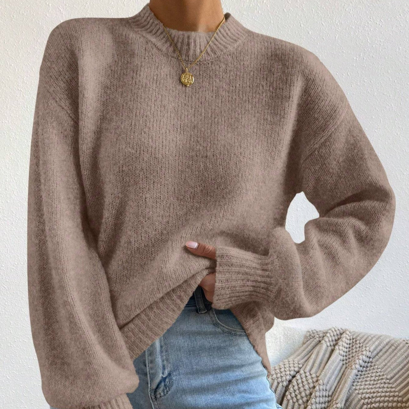 Rosgrove | Women - Relaxed Fit Knit Jumper - Soft Wool Feel