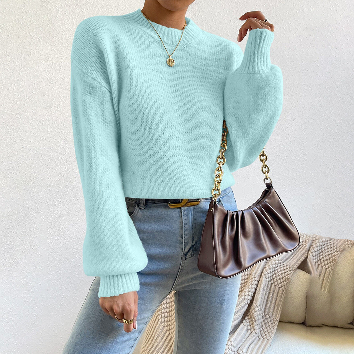 Rosgrove | Women - Relaxed Fit Knit Jumper - Soft Wool Feel