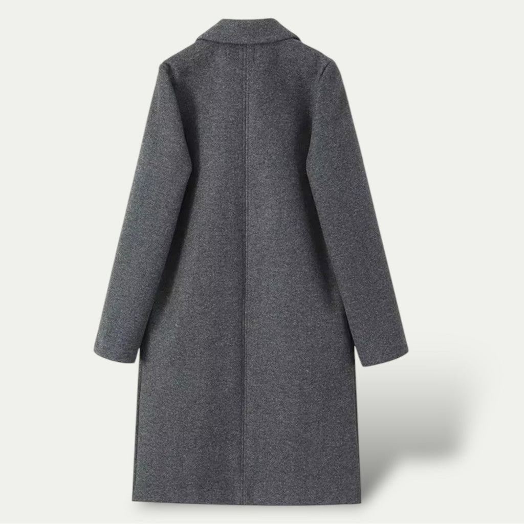 Rosgrove | Women - Classic Long Trench Coat - Tailored Style