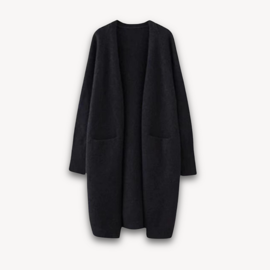 Rosgrove | Women - Long Cardigan Coat - Cosy Knit Style