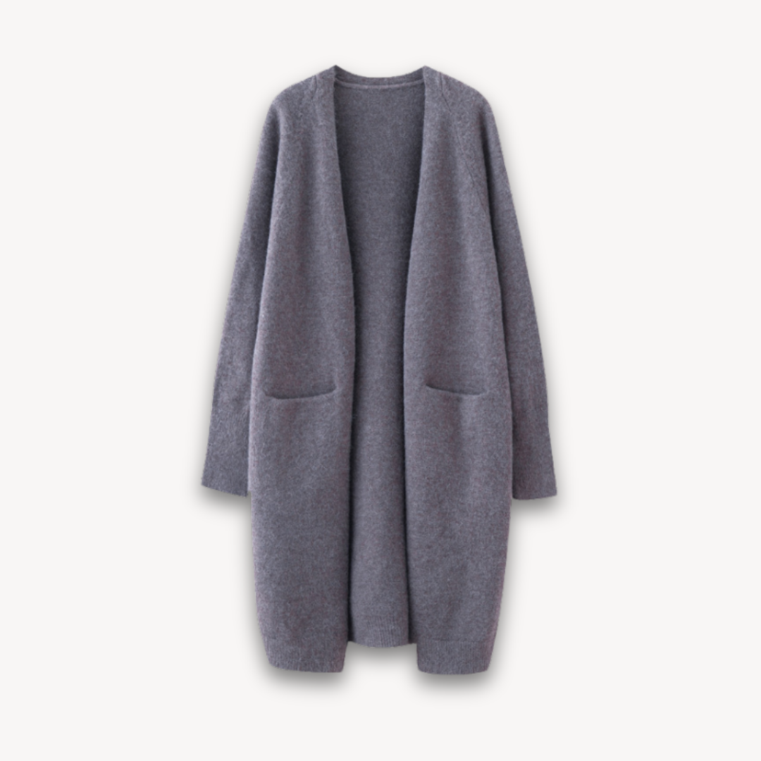 Rosgrove | Women - Long Cardigan Coat - Cosy Knit Style