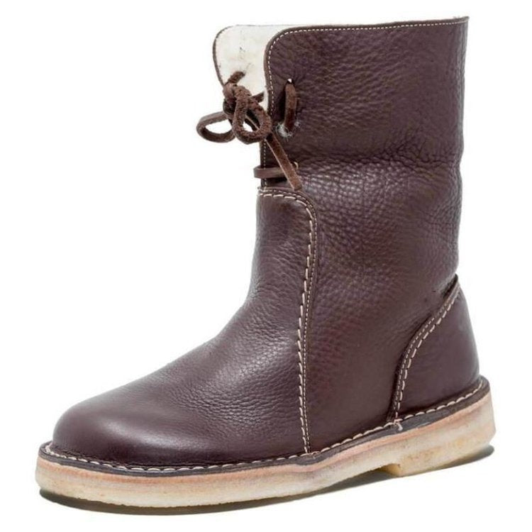 Rosgrove | Women - Shearling-Lined Ankle Boots - Foldable Cuff