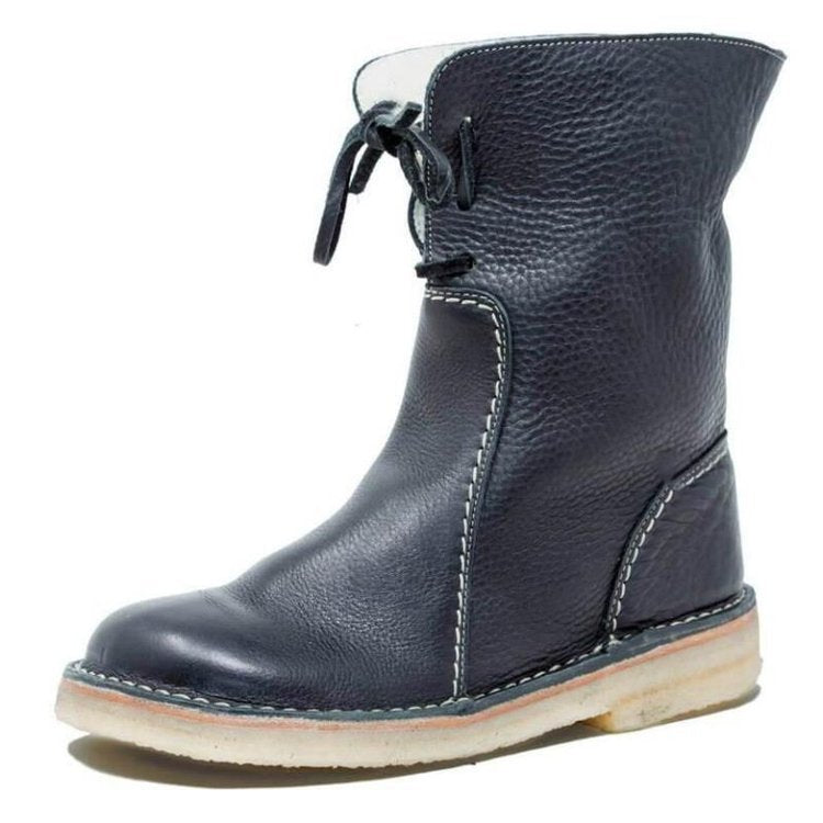 Rosgrove | Women - Shearling-Lined Ankle Boots - Foldable Cuff