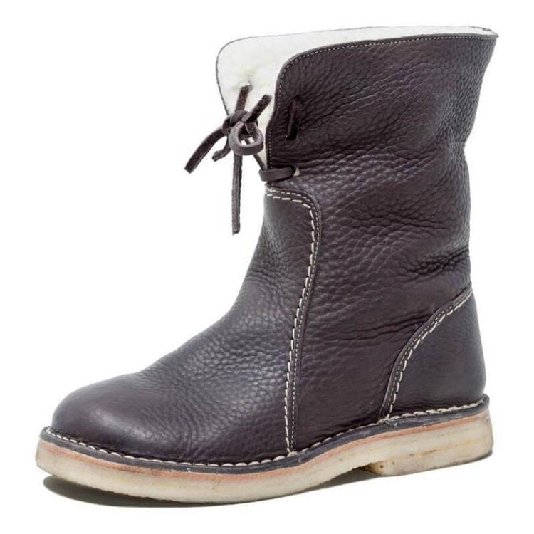 Rosgrove | Women - Shearling-Lined Ankle Boots - Foldable Cuff
