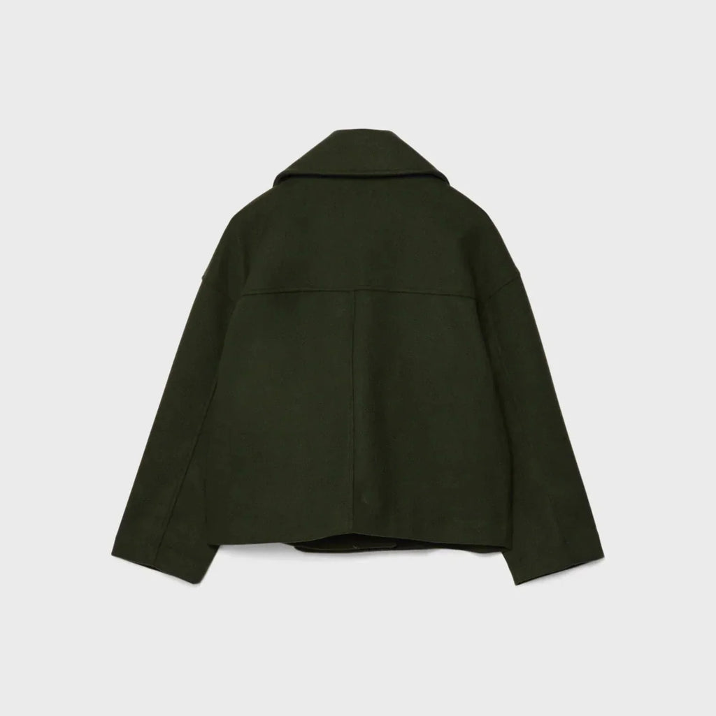 Rosgrove | Women - Cropped Fit Short Coat - Wide Lapels