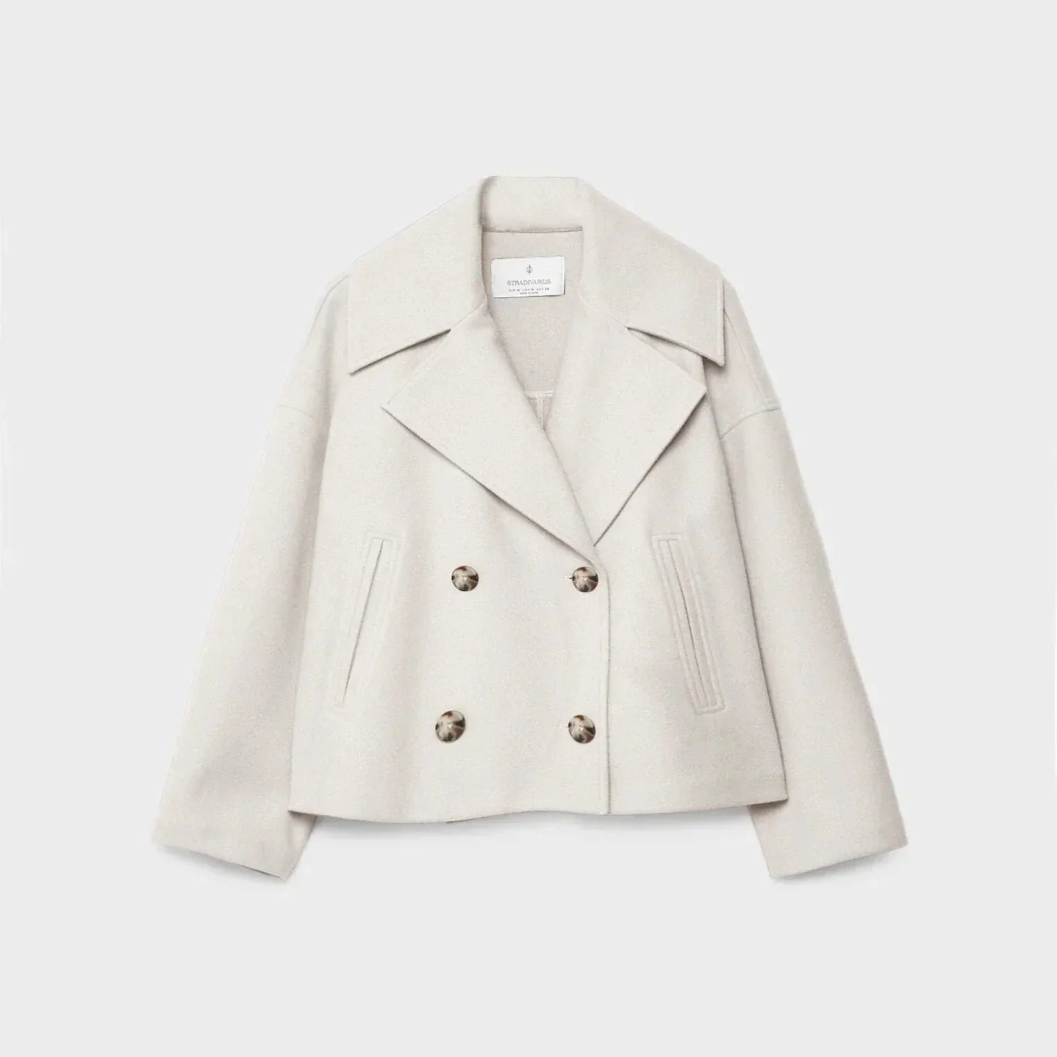 Rosgrove | Women - Cropped Fit Short Coat - Wide Lapels