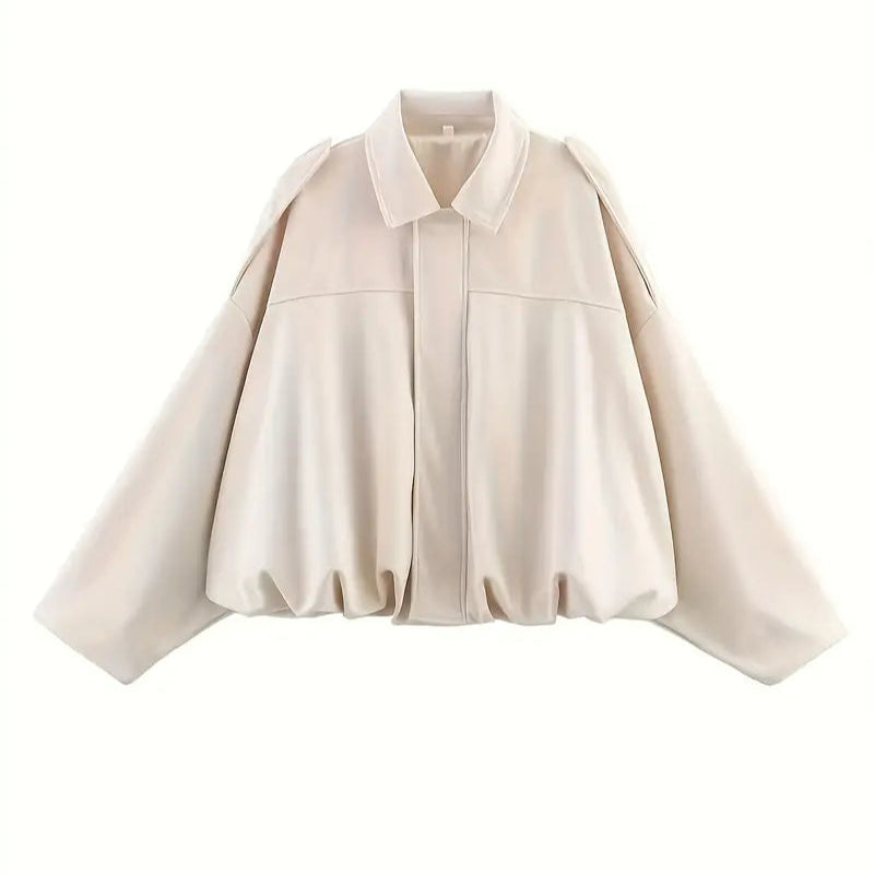 Rosgrove | Women - Oversized Short Jacket – Faux Suede