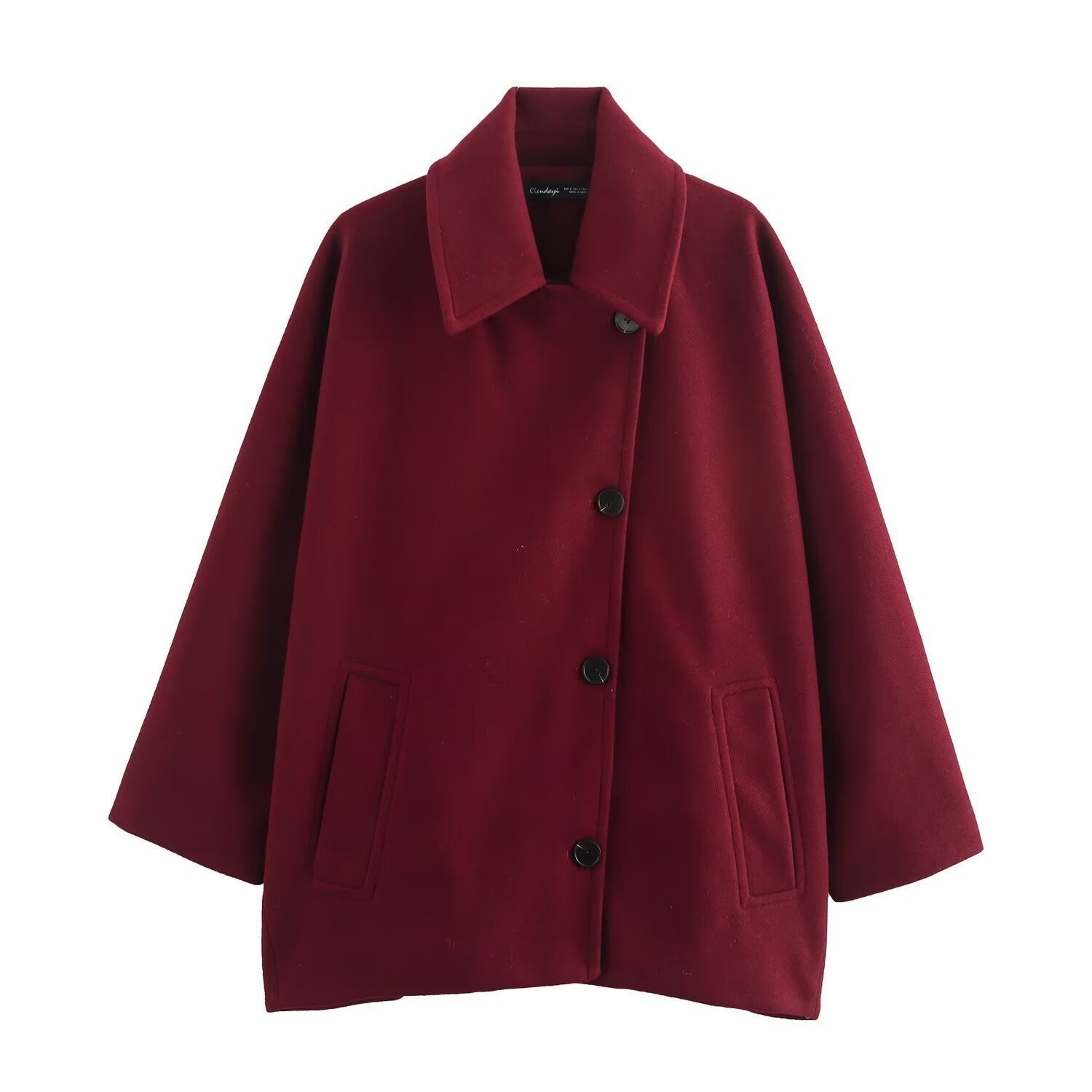 Rosgrove | Women - Oversized Wool Jacket - Wide Collar