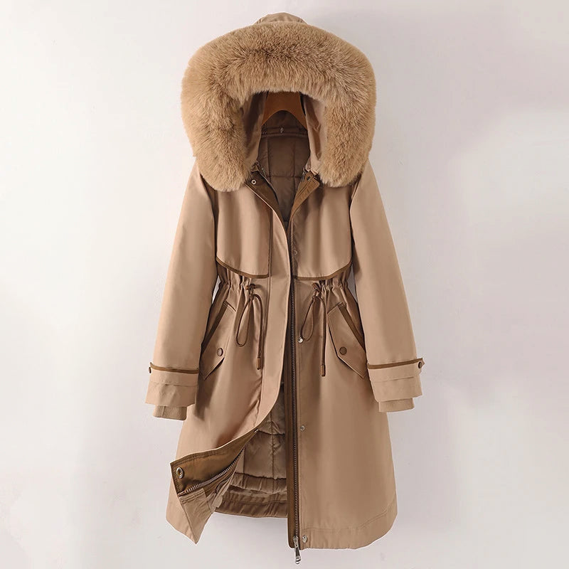 Rosgrove | Women - Cozy Quilted Winter Jacket - Hooded Design