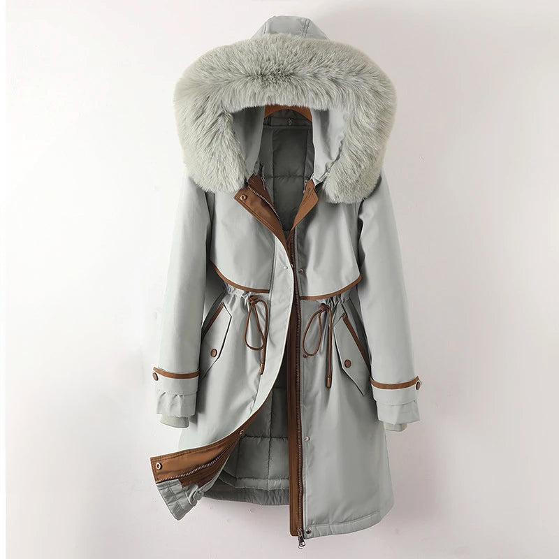 Rosgrove | Women - Cozy Quilted Winter Jacket - Hooded Design