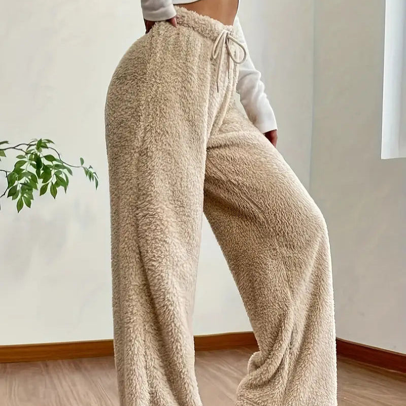 Rosgrove | Women - Soft Teddy Sherpa Trousers - Cosy Style