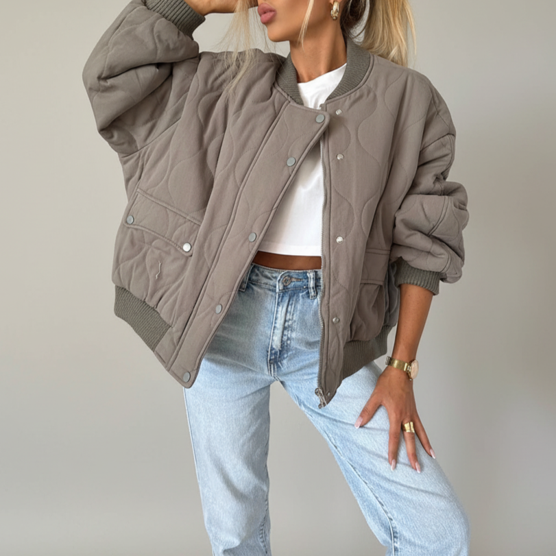 Rosgrove | Women - Casual Comfort Quilted Jacket - Versatile Style
