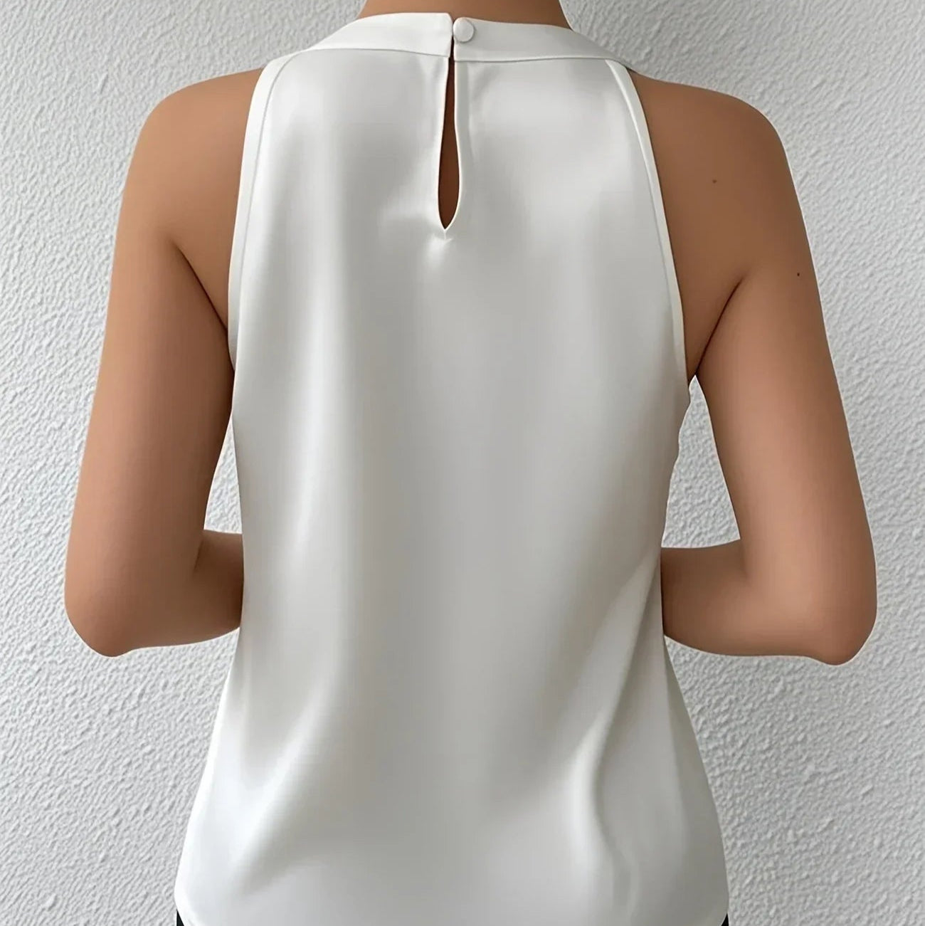 Rosgrove | Women's - Sleeveless Blouse - Elegant Polyester Fabric - Lightweight Office Top