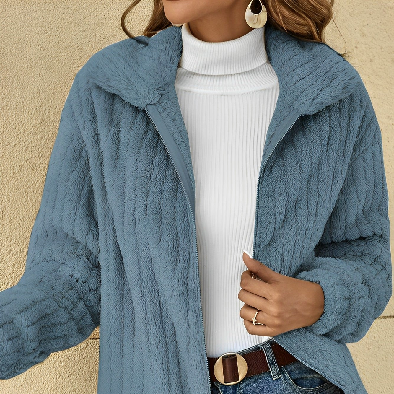 Rosgrove | Women - Stylish Teddy Coat - Cosy Style