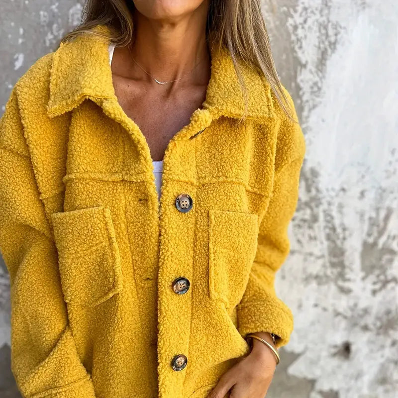 Rosgrove | Women - Long Sleeve Teddy Coat - Cosy Winter Style