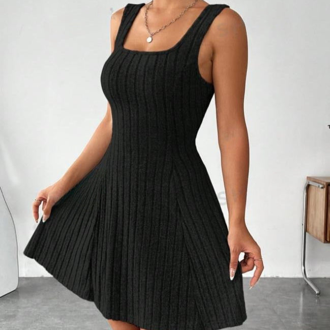 Rosgrove | Women - Sweater Dress - Ribbed Cutout Style