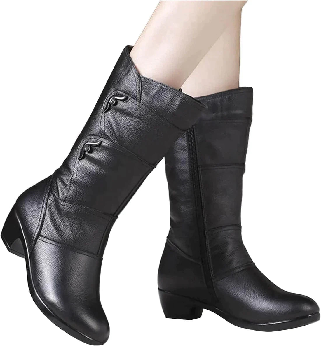 Rosgrove | Women - Black Winter Boots - Cozy & Warm