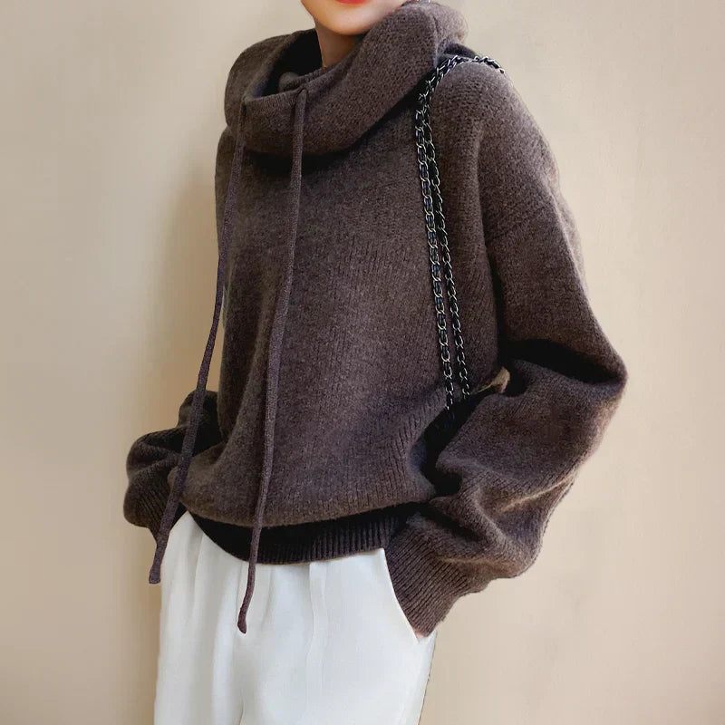 Rosgrove | Women - Oversized Turtleneck Sweater - Wool Mix